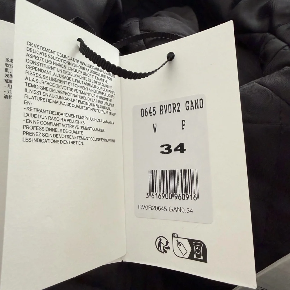 Celine Triomphe Jacket Tartan Wool - Picture 8 of 9